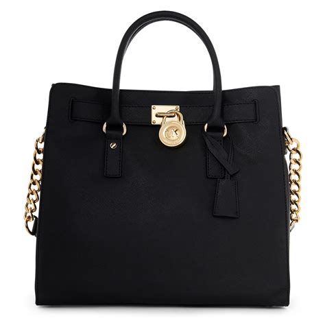 michael kors black python hamilton tote|Hamilton Large Saffiano Leather Tote Bag .